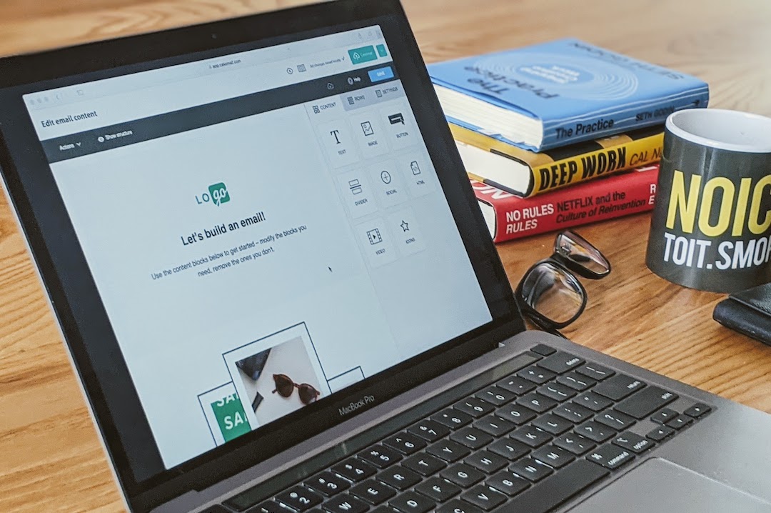 Interfaccia utente di Cakemail